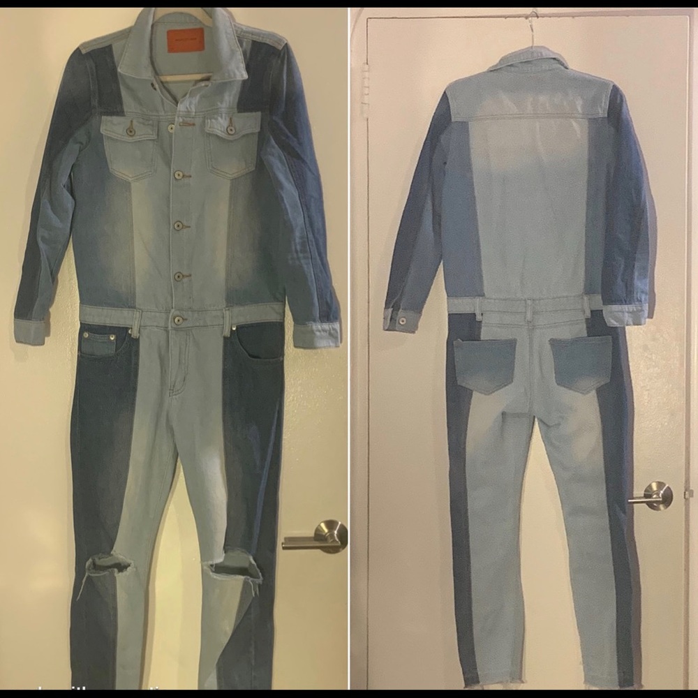 DENIM JUMPSUIT - 3 tones, 1 fabulous piece